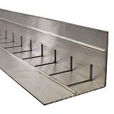 Waterdoorlatend (scheidings)profiel aluminium 200 cm