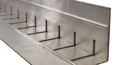Waterdoorlatend (scheidings)profiel aluminium 200 cm