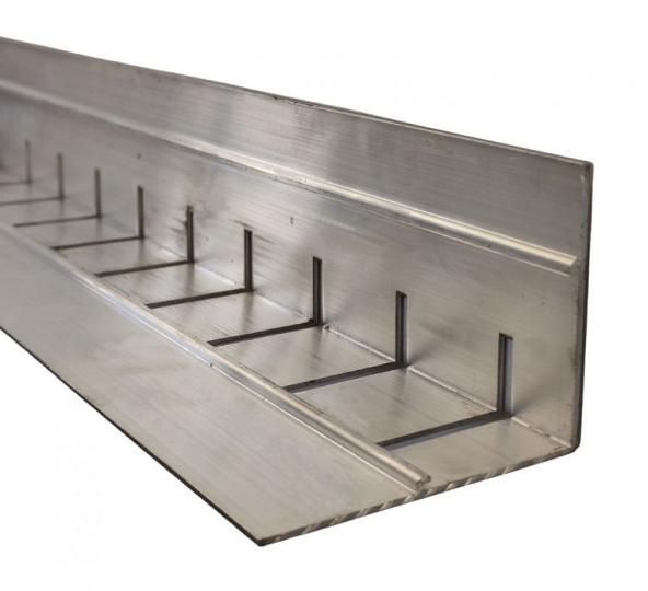 Waterdoorlatend (scheidings)profiel aluminium 200 cm