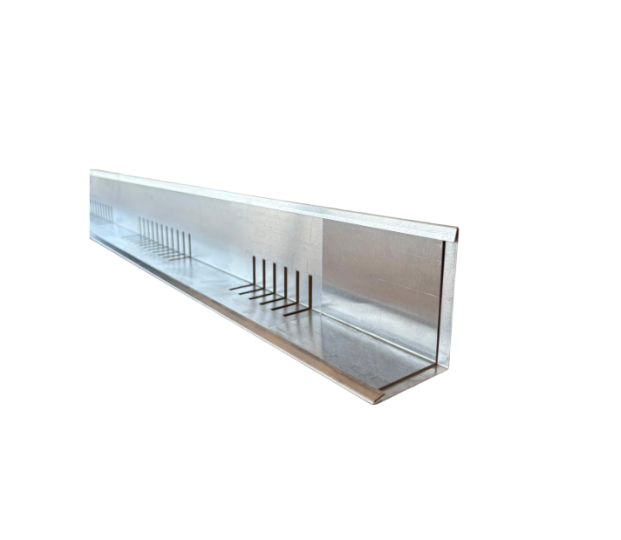 Waterdoorlatend (scheidings)profiel aluminium 60/80